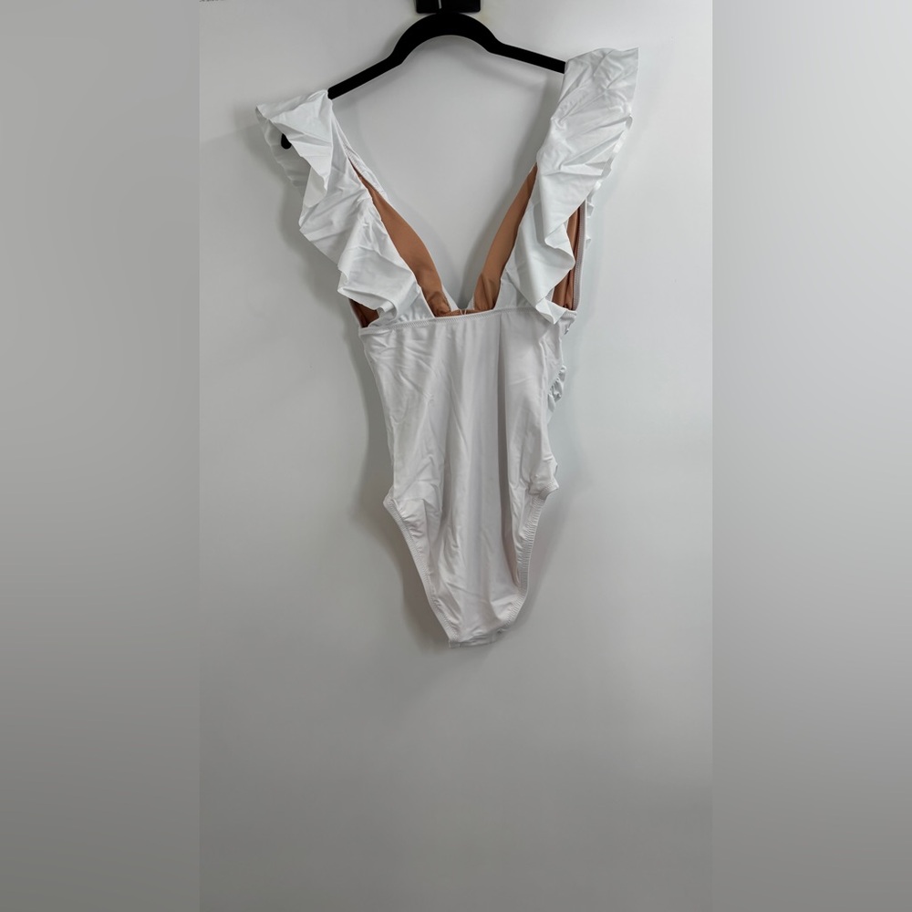J.Crew Long-torso ruched ruffle one-piece swimsuit - Picture 8 of 8